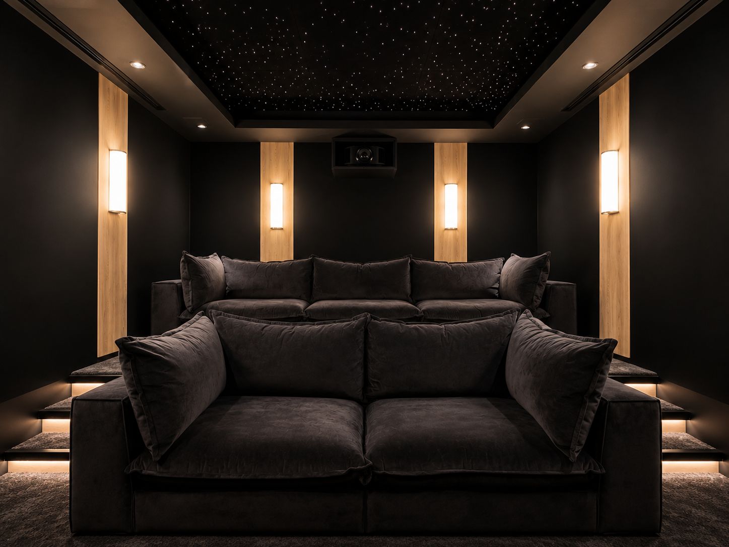 Private home cinema in Tilal Al Ghaf by Custom AV